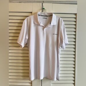 Columbia Men's Classic White Polo Shirt